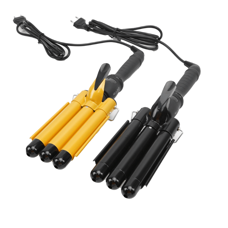 J2 Professional Triple Barrel Styling Iron – Deep Wave Hair Waver for Fast, Long - Lasting Beachy Texture - Beauty Exchange Beauty Supply