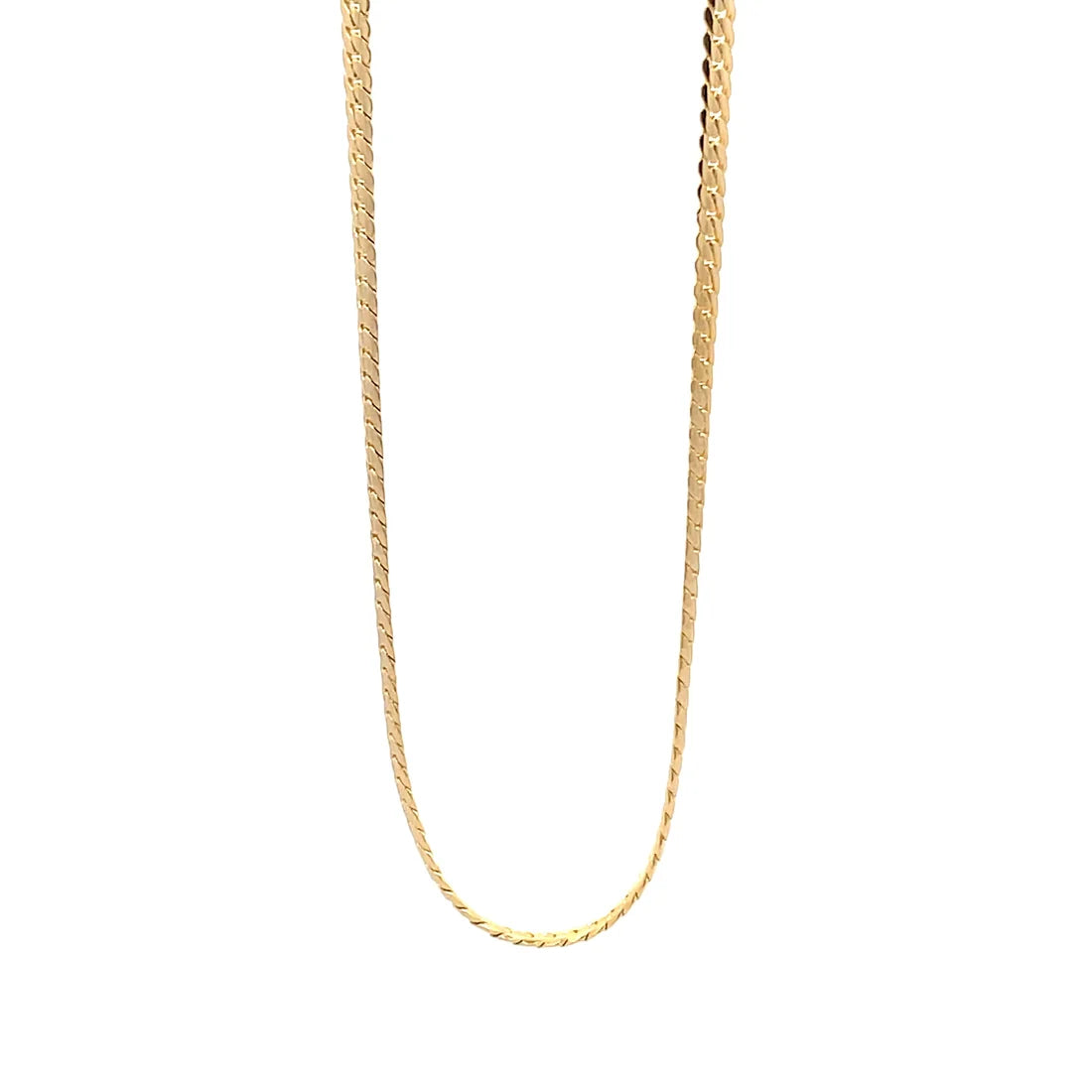 The One Jewelry 14K Gold Plated Anklet – 10"
