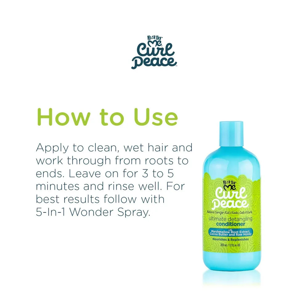 Just for Me Curl Peace Ultimate Detangling Conditioner – 12 oz - Beauty Exchange Beauty Supply