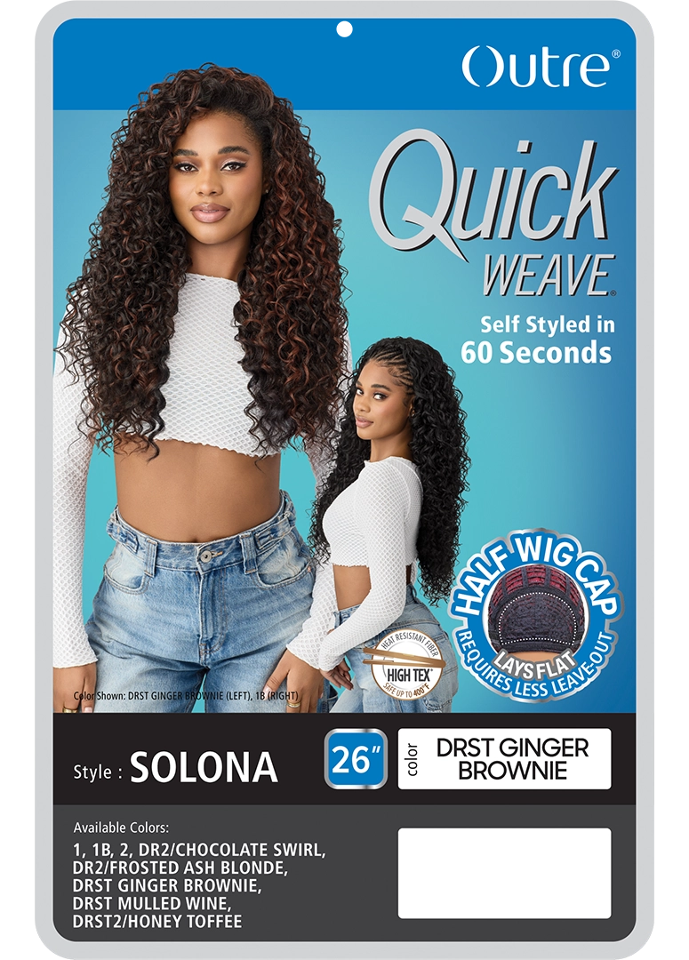 Outre Quick Weave Half Wig – Solona