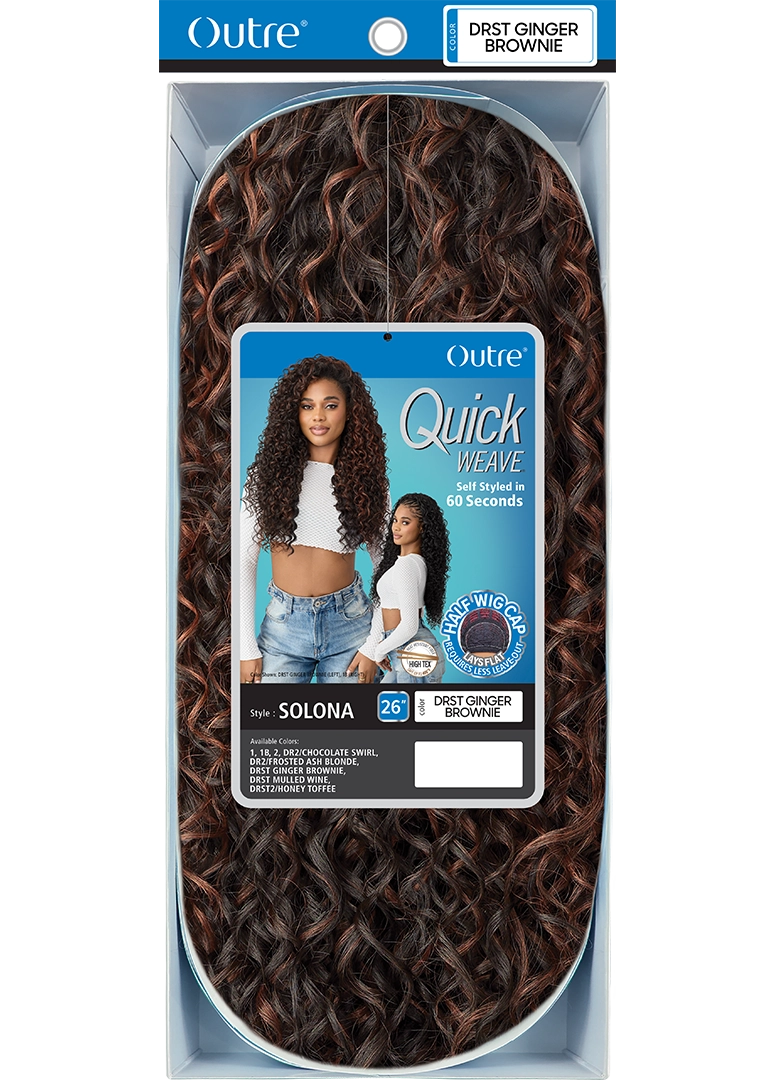 Outre Quick Weave Half Wig – Solona