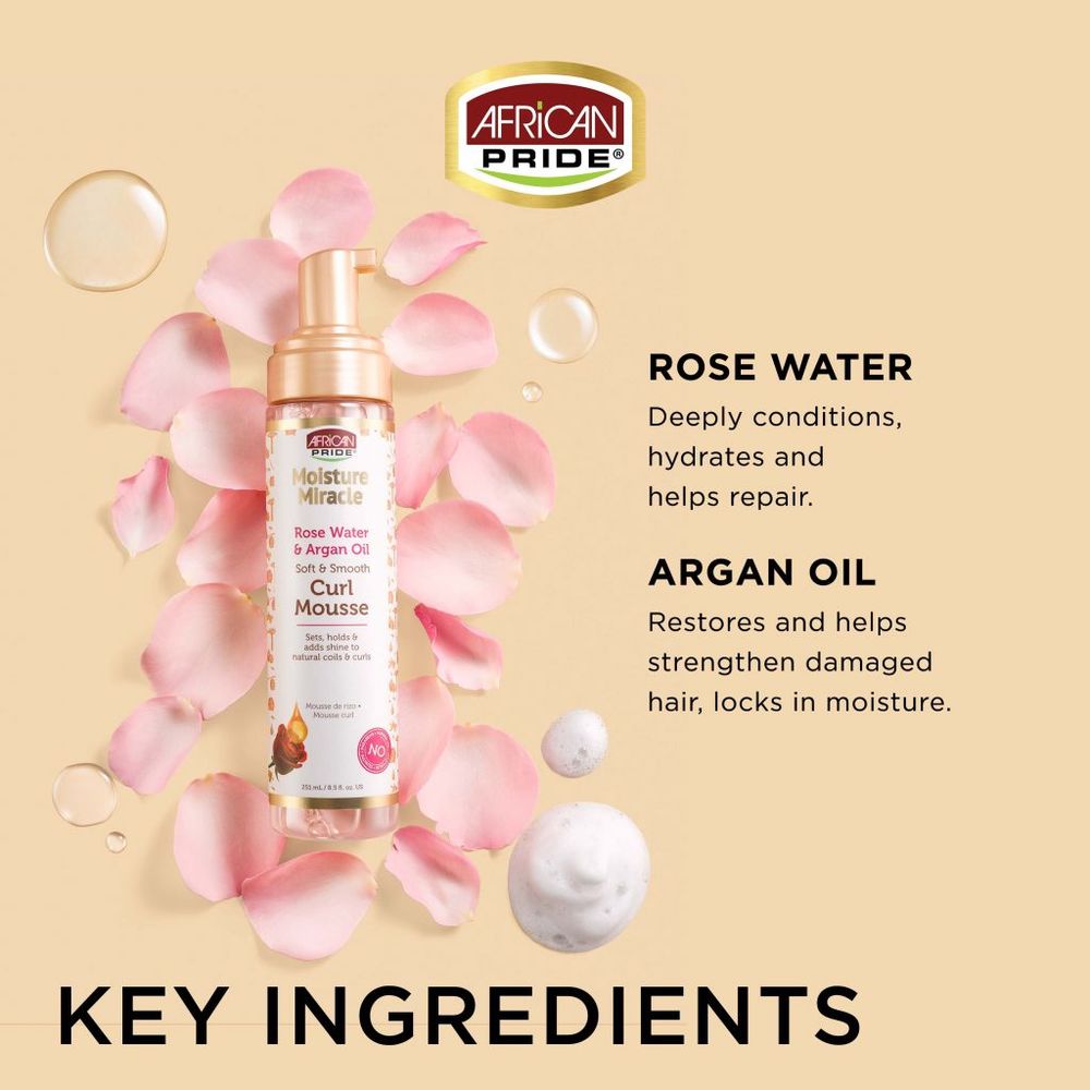 African Pride Styling Mousse – 8.5 fl oz