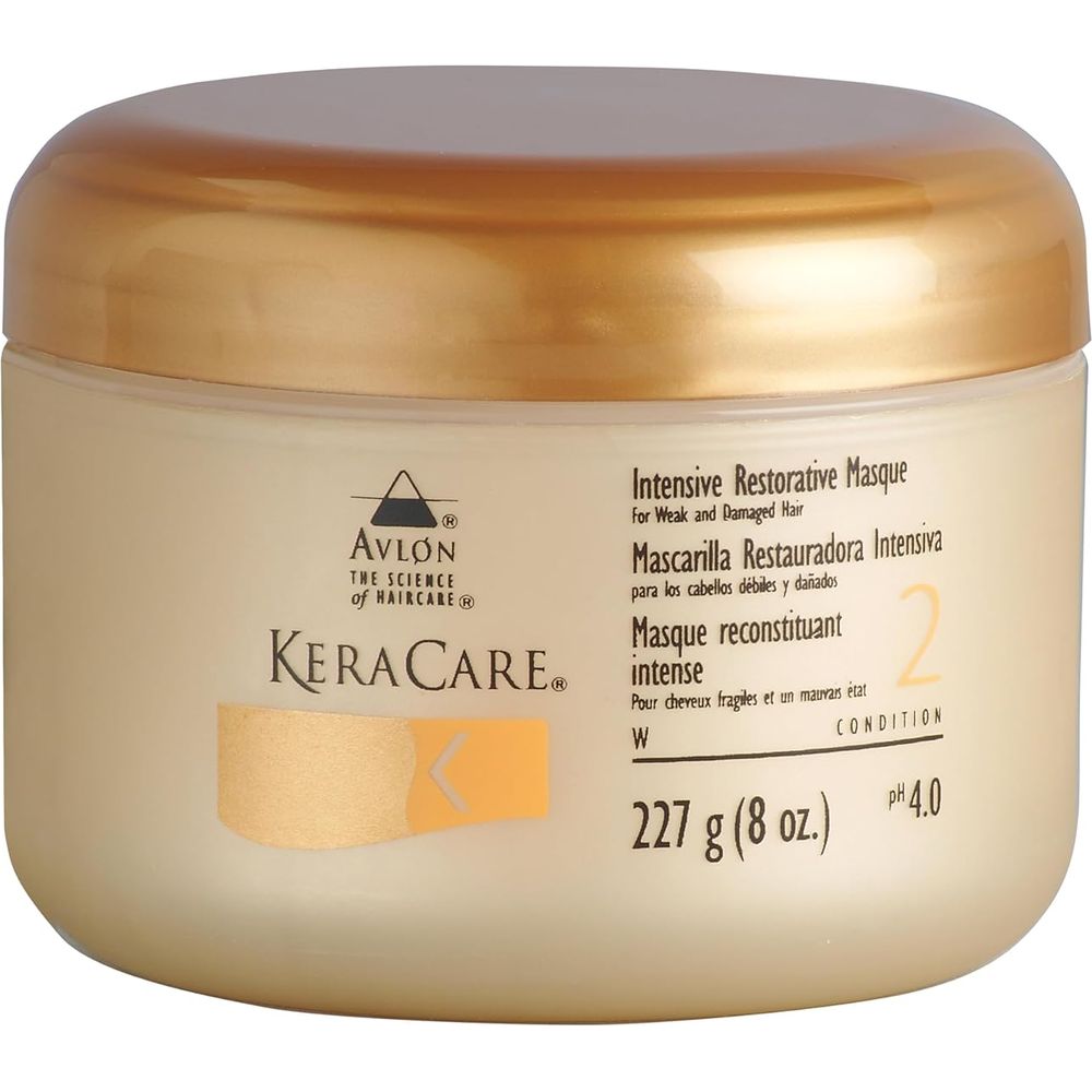 KeraCare Intensive Restorative Masque 8 oz – Deep Repair Treatment for Dry, Damaged, or Chemically Treated Hair - Beauty Exchange Beauty Supply