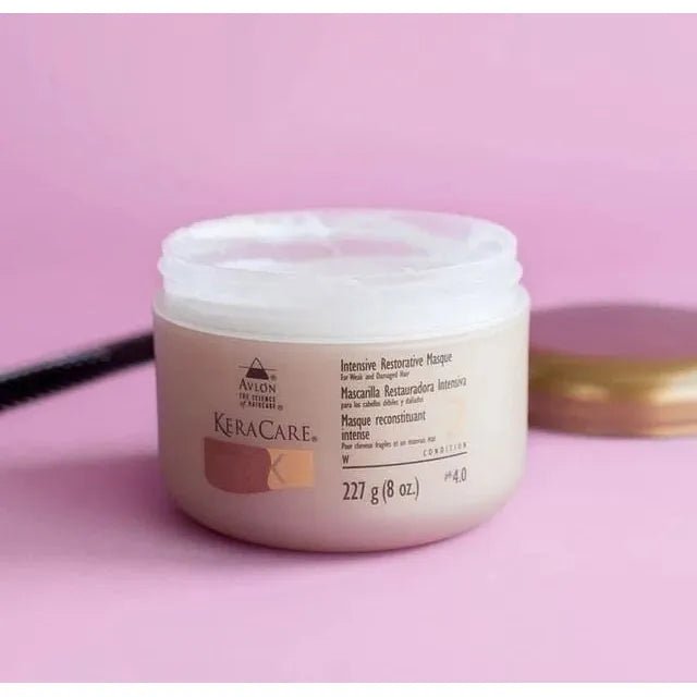 KeraCare Intensive Restorative Masque 8 oz – Deep Repair Treatment for Dry, Damaged, or Chemically Treated Hair - Beauty Exchange Beauty Supply
