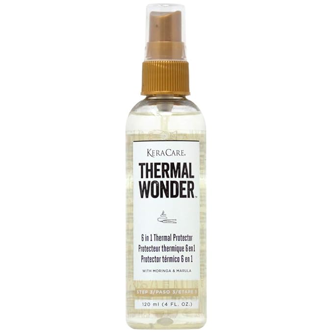 KeraCare Thermal Wonder 6 - in - 1 Thermal Protector – 4 oz - Beauty Exchange Beauty Supply