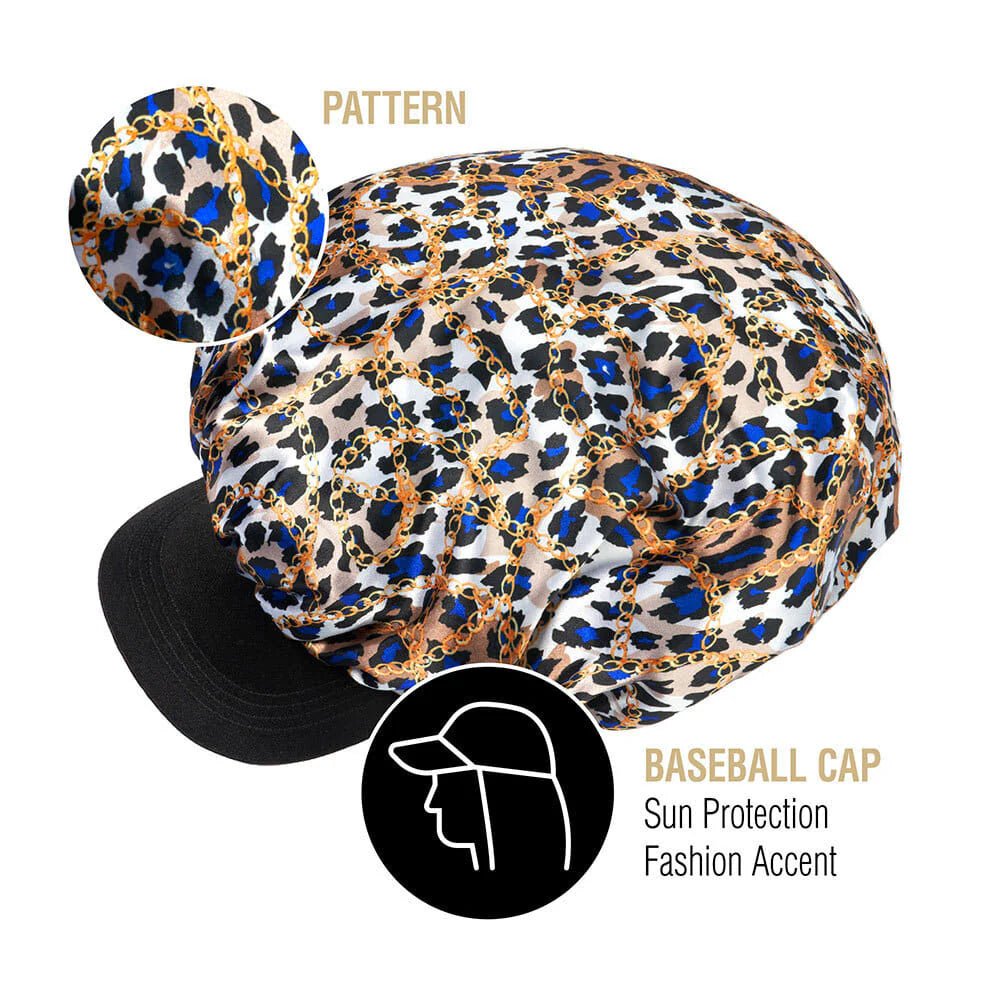 Keyshia Cole x Red by Kiss Silky Satin Visor Bonnet – Style Meets Hair Protection (One Size Fits Most)) - Beauty Exchange Beauty Supply