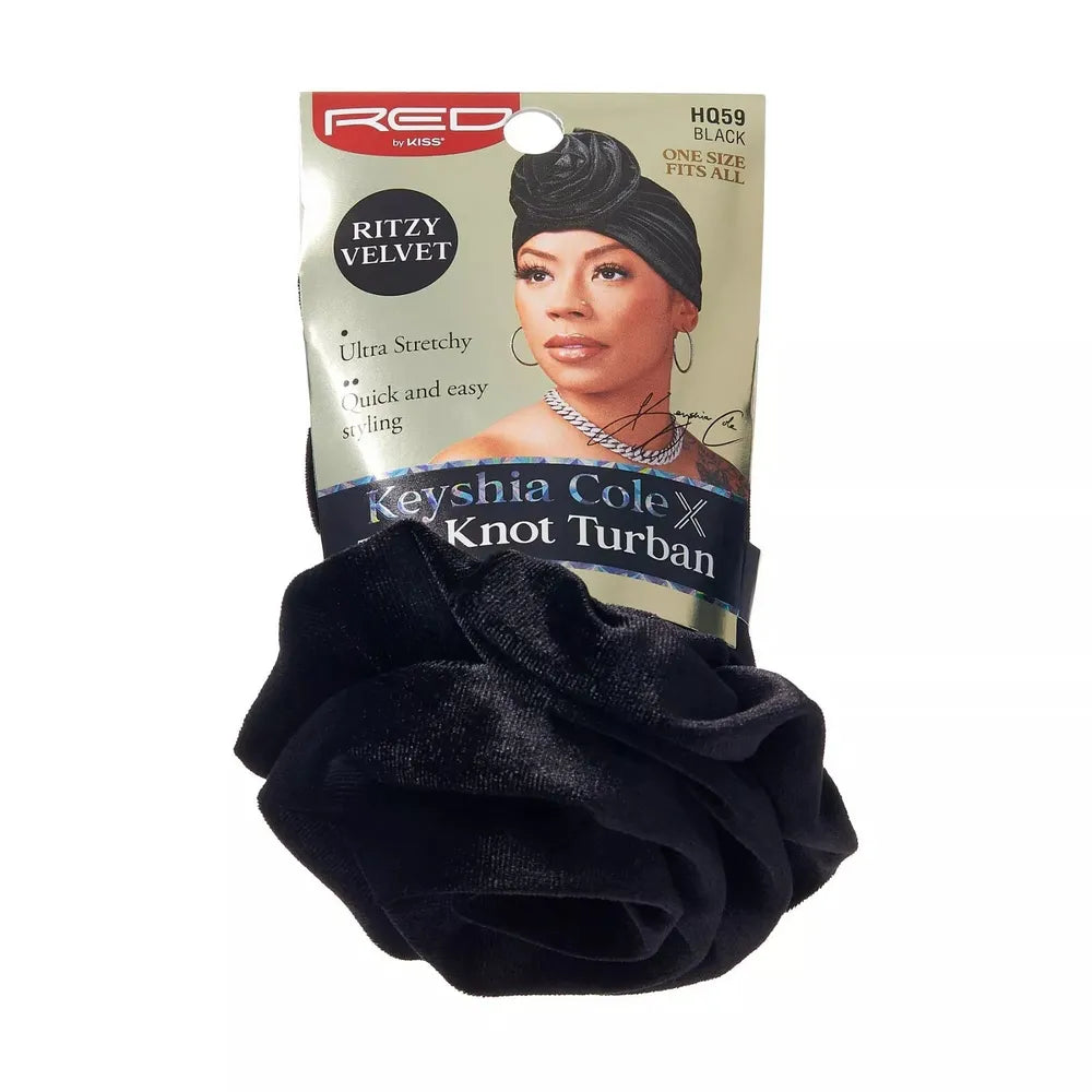 Keyshia Cole x Red by Kiss Top Knot Turban – Effortless Glam, Everyday Comfort (One Size Fits Most)) - Beauty Exchange Beauty Supply