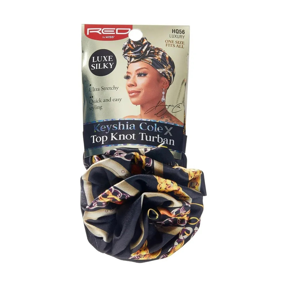 Keyshia Cole x Red by Kiss Top Knot Turban – Effortless Glam, Everyday Comfort (One Size Fits Most)) - Beauty Exchange Beauty Supply