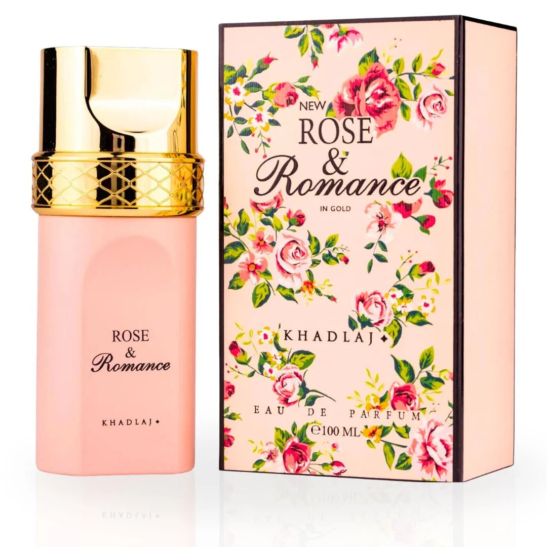 Khadlaj Rose & Romance Gold Eau De Parfum Spray – 3.4oz - Beauty Exchange Beauty Supply