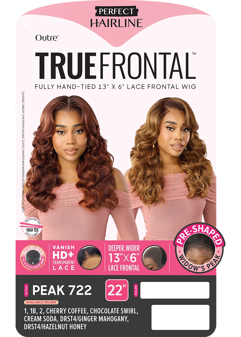 Outre Perfect Hairline True Frontal 13x6 HD Lace Front Wig - Peak 722