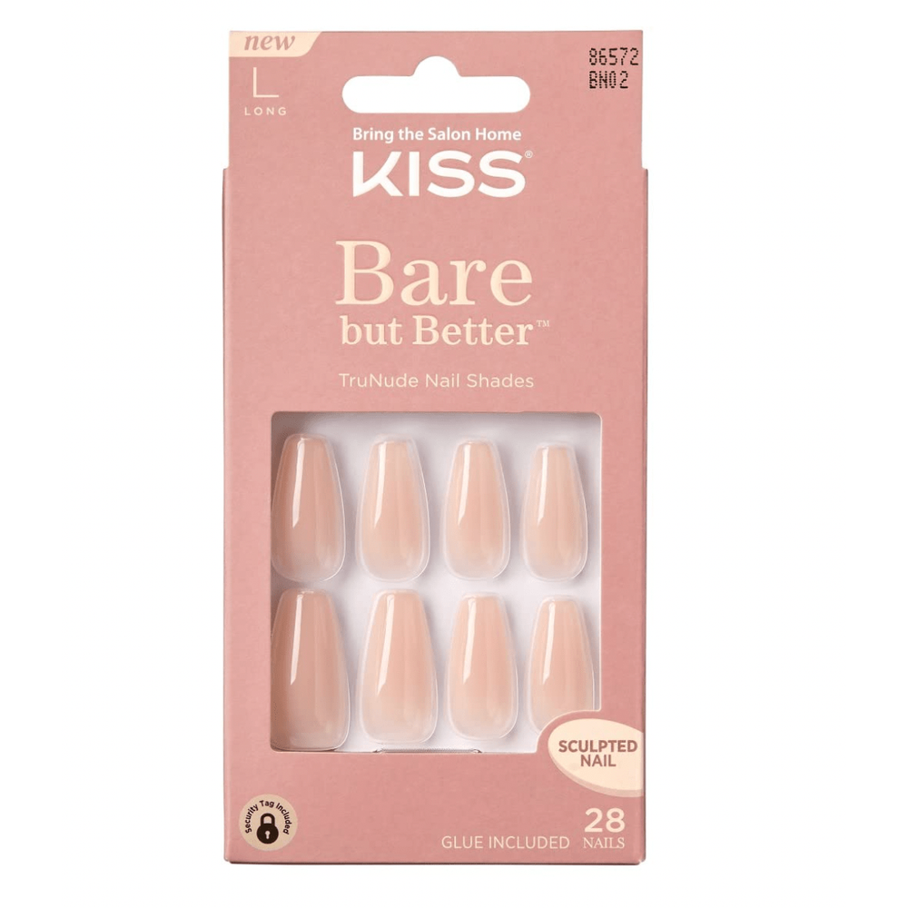 KISS Bare but Better Premium Nails – Shiny TruNude Shades (BN & BNP Series) - Beauty Exchange Beauty Supply