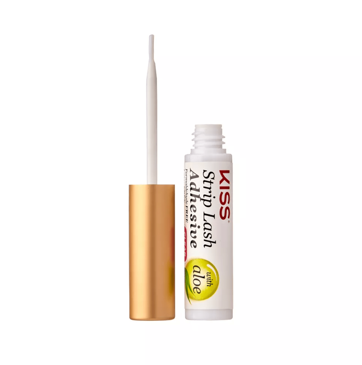 KISS Brush - On False Eyelash Adhesive Clear – 0.17oz - Beauty Exchange Beauty Supply