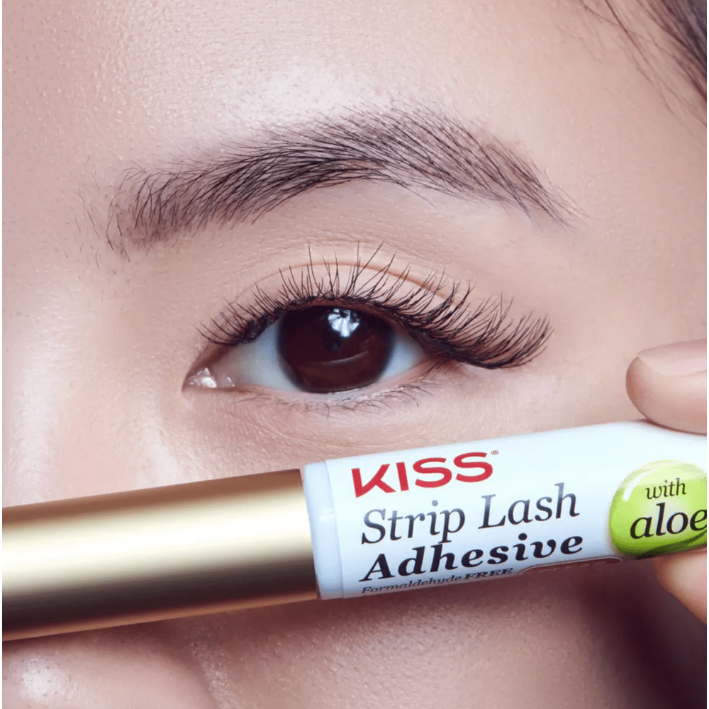 KISS Brush - On False Eyelash Adhesive Clear – 0.17oz - Beauty Exchange Beauty Supply