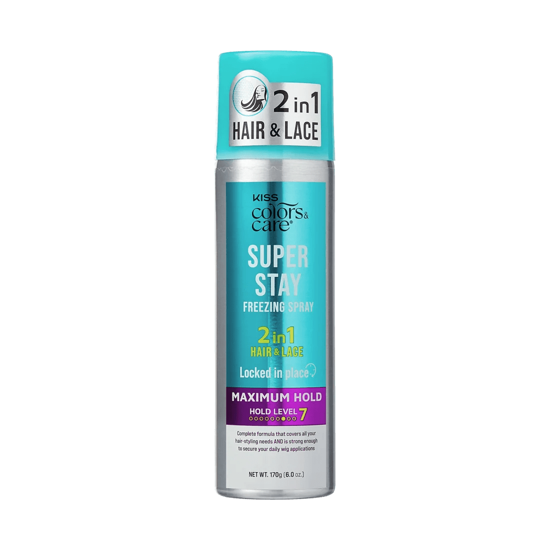 Kiss Colors & Care Super Stay 2-in-1 Freezing Spray – Maximum Hold - Beauty Exchange Beauty Supply