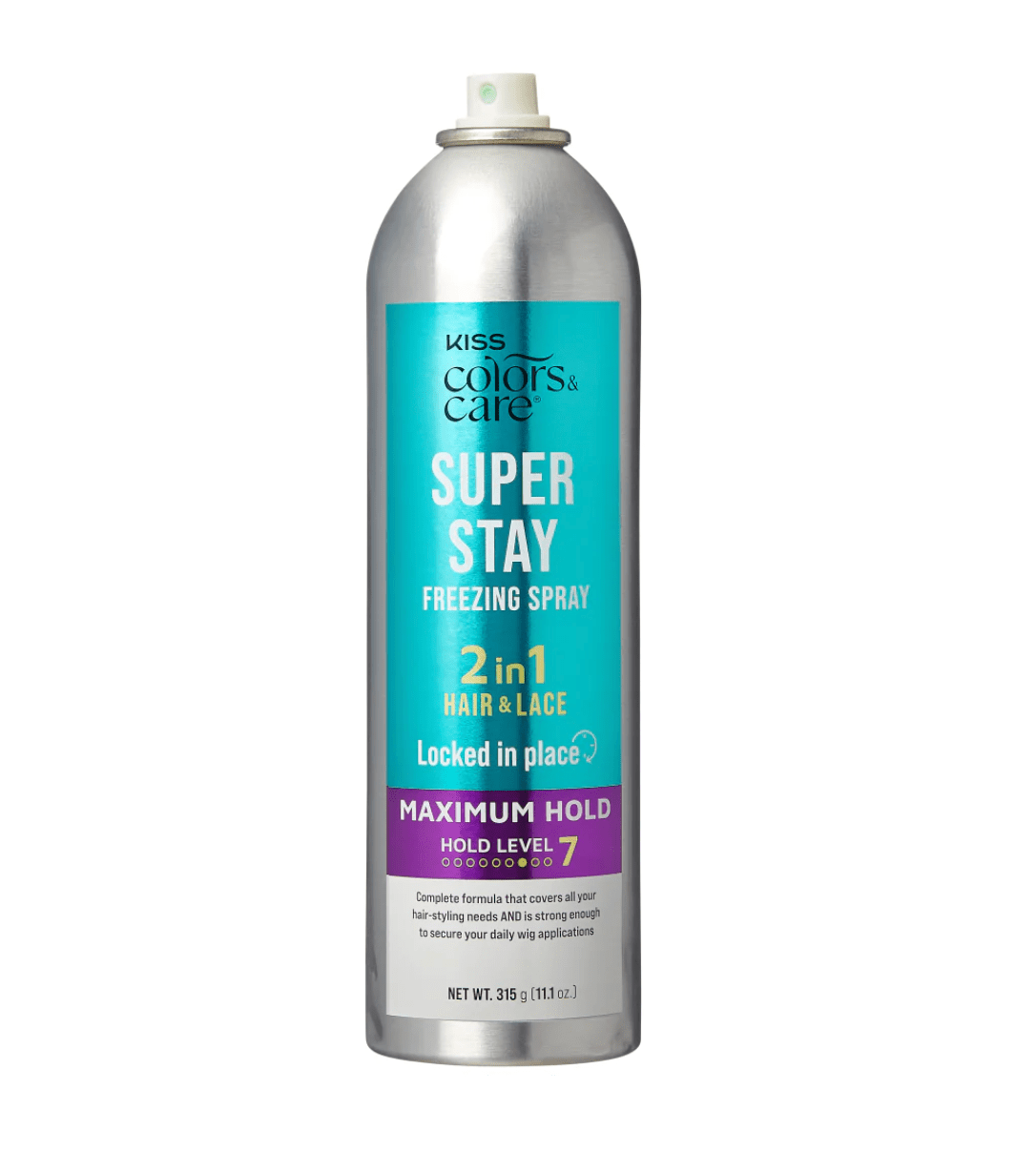 Kiss Colors & Care Super Stay Freezing Spray – 11oz - Beauty Exchange Beauty Supply