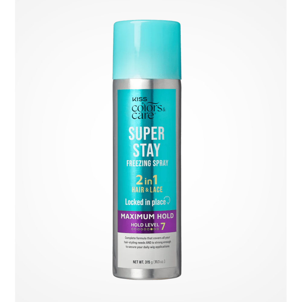 Kiss Colors & Care Super Stay Freezing Spray – 11oz - Beauty Exchange Beauty Supply