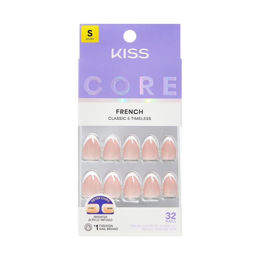 Kiss Core French Classic & Timeless - Beauty Exchange Beauty Supply
