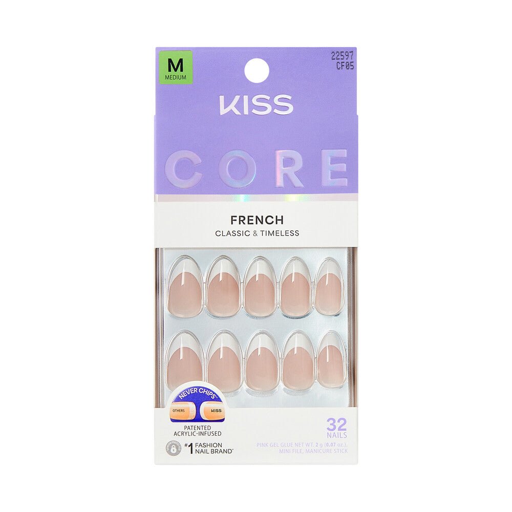 Kiss Core French Classic & Timeless - Beauty Exchange Beauty Supply