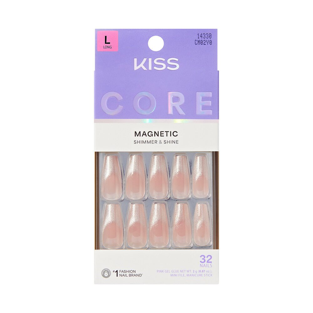 Kiss Core Magnetic Shimmer & Shine Nails - Beauty Exchange Beauty Supply