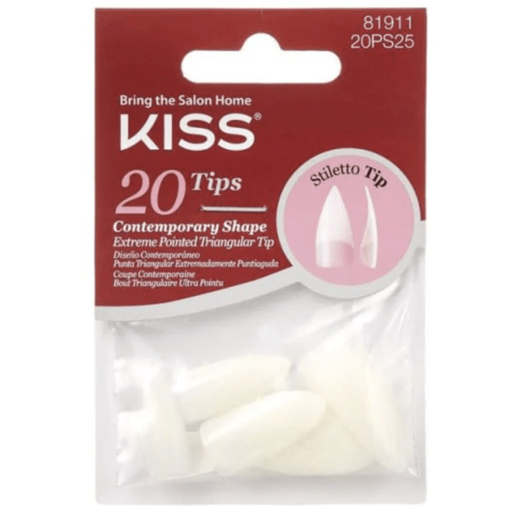 KISS Curve Overlap Nail Tips Natural Finish – 20 Tips - Beauty Exchange Beauty Supply