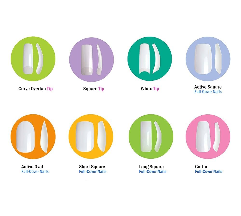 KISS Curve Overlap Nail Tips Natural Finish – 20 Tips - Beauty Exchange Beauty Supply