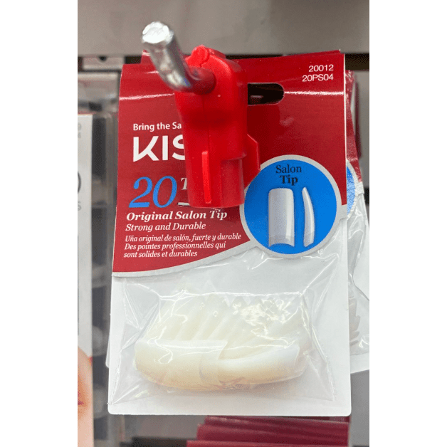 KISS Curve Overlap Nail Tips Natural Finish – 20 Tips - Beauty Exchange Beauty Supply