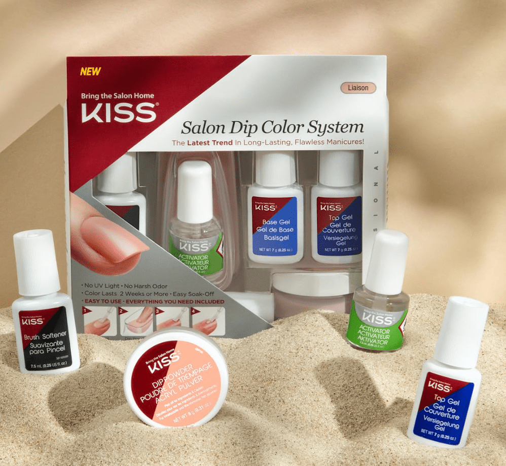 KISS Dip Powder Nail Kit – No UV Needed - Beauty Exchange Beauty Supply