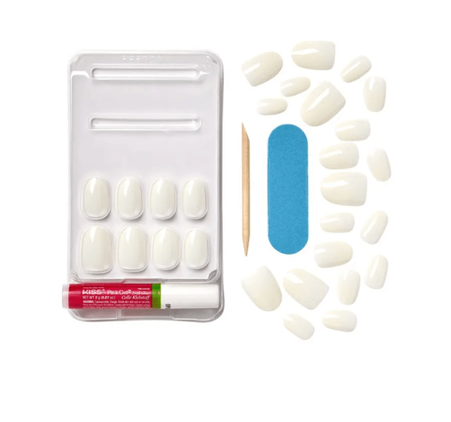 KISS Gel Fantasy & Acrylic French Nude Nails – Premium Finish - Beauty Exchange Beauty Supply