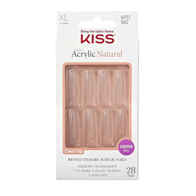 KISS Gel Fantasy & Acrylic French Nude Nails – Premium Finish - Beauty Exchange Beauty Supply