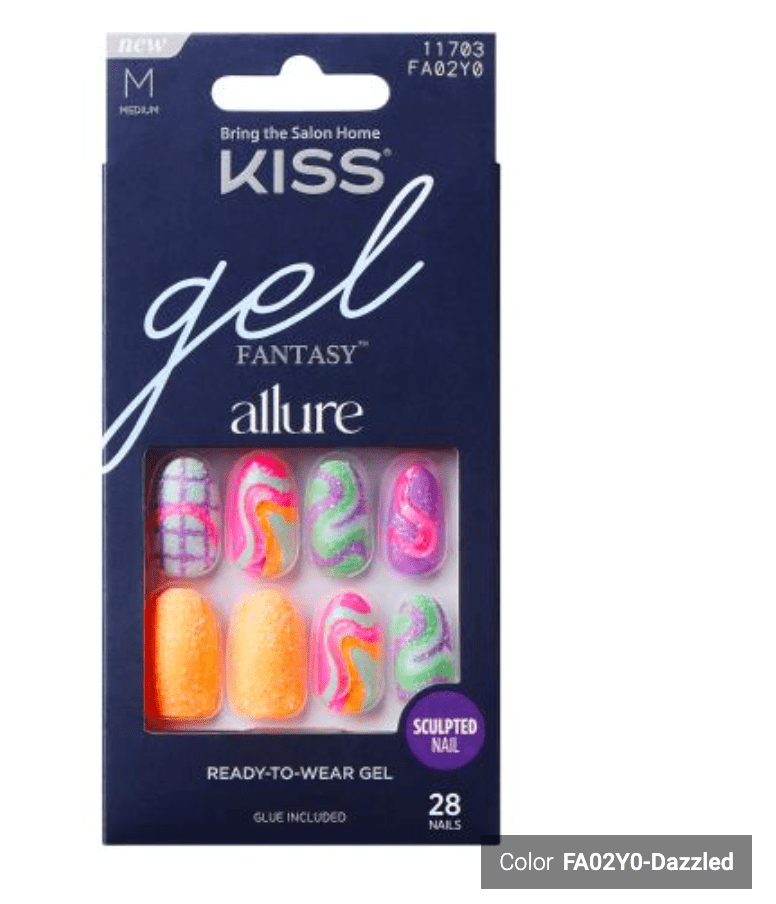 KISS Gel Fantasy False Nails Kit - FA Series - Beauty Exchange Beauty Supply