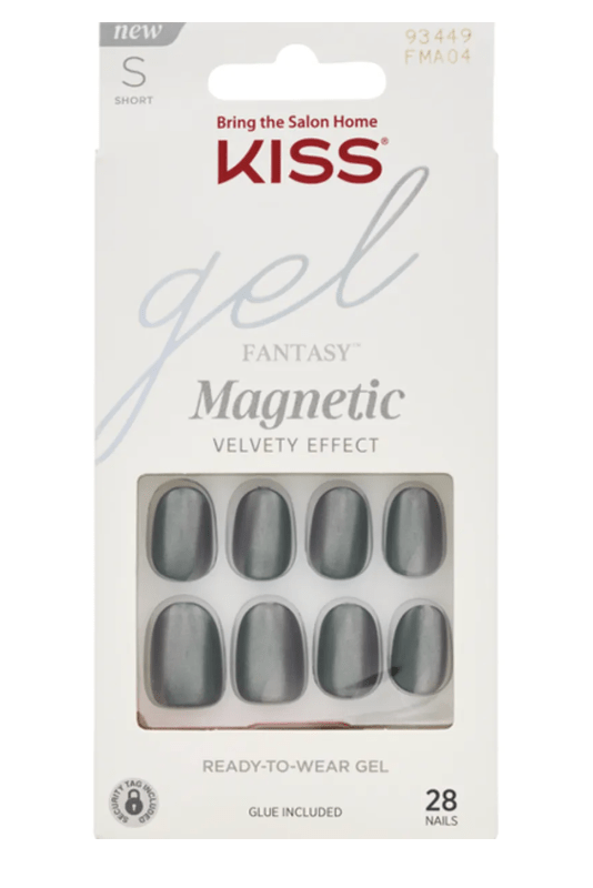 KISS Gel Fantasy Magnetic Press - On Nails – Gloss Finish - Beauty Exchange Beauty Supply