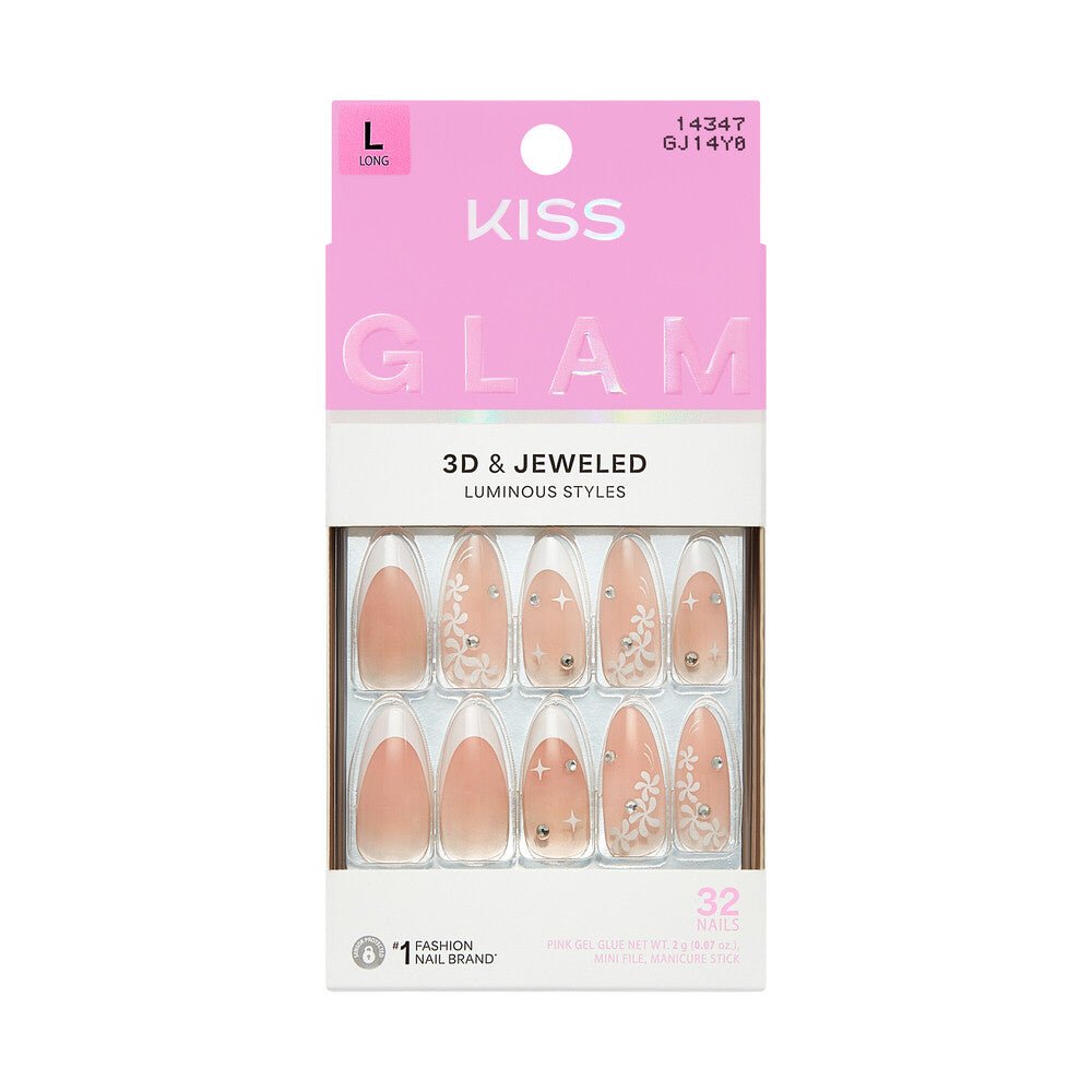Kiss Glam 3D & Jeweled Nails - Beauty Exchange Beauty Supply
