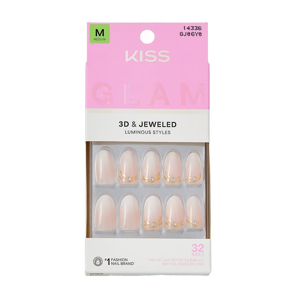 Kiss Glam 3D & Jeweled Nails - Beauty Exchange Beauty Supply