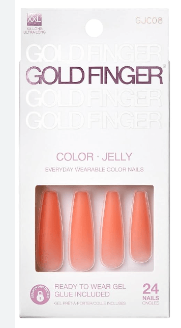 Kiss Gold Finger Jelly Nail Color - Beauty Exchange Beauty Supply