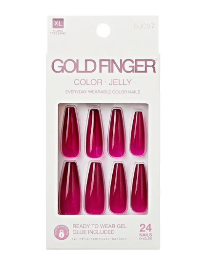 Kiss Gold Finger Jelly Nail Color - Beauty Exchange Beauty Supply
