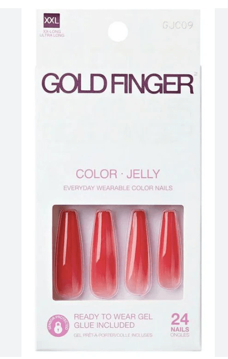 Kiss Gold Finger Jelly Nail Color - Beauty Exchange Beauty Supply