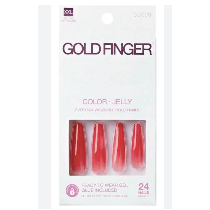 Kiss Gold Finger Jelly Nail Color - Beauty Exchange Beauty Supply