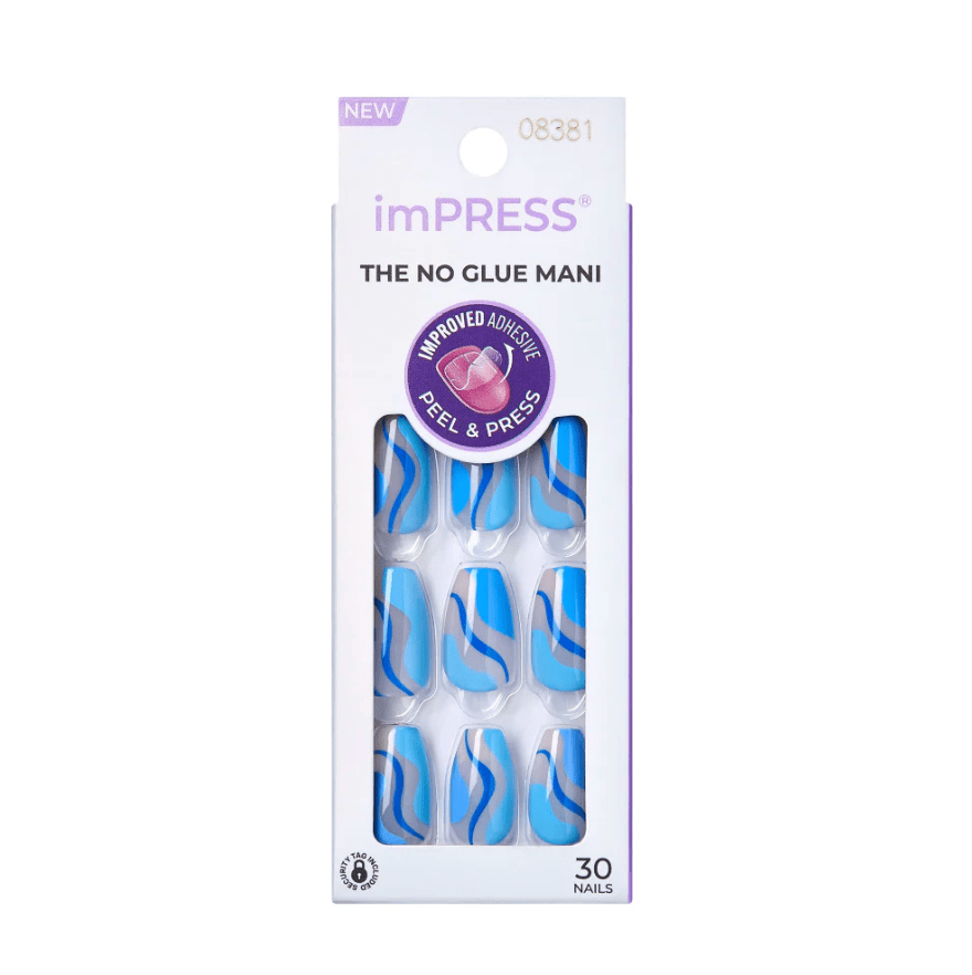 KISS imPRESS Nails Fidget No Glue Mani – 30 Pcs - Beauty Exchange Beauty Supply