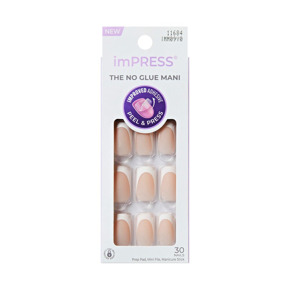 Kiss imPRESS Nails The No Glue French Manicure - Beauty Exchange Beauty Supply