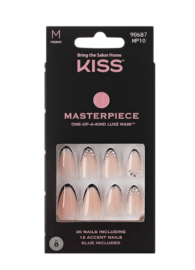 KISS Majestic Press - On Nails – 30 Count - Beauty Exchange Beauty Supply