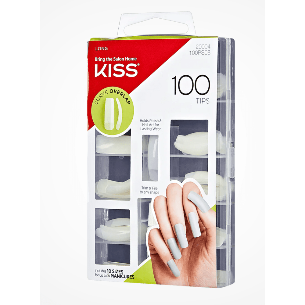 KISS Nail Tips Natural Finish – 100 Tips - Beauty Exchange Beauty Supply