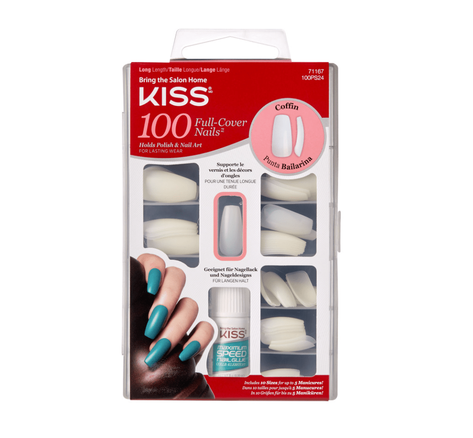 KISS Nail Tips Natural Finish – 100 Tips - Beauty Exchange Beauty Supply