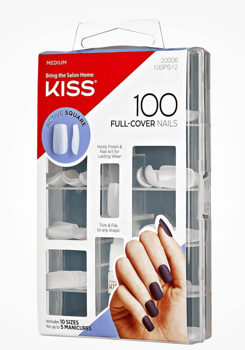 KISS Nail Tips Natural Finish – 100 Tips - Beauty Exchange Beauty Supply