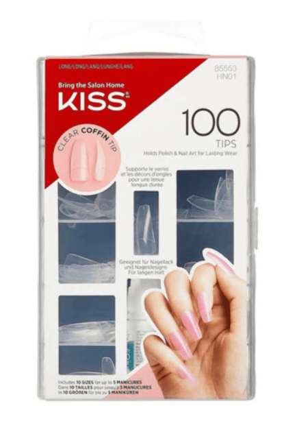 KISS Nail Tips Natural Finish – 100 Tips - Beauty Exchange Beauty Supply
