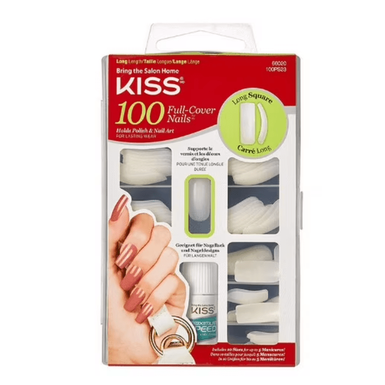 KISS Nail Tips Natural Finish – 100 Tips - Beauty Exchange Beauty Supply