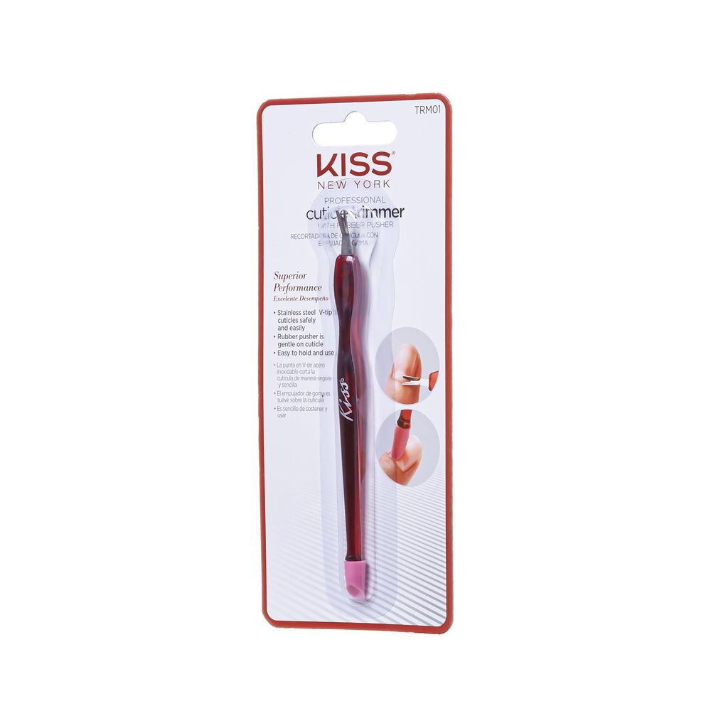 KISS NEW YORK Cuticle Trimmer – V - Tip for Safe and Easy Cuticle Trimming - Beauty Exchange Beauty Supply