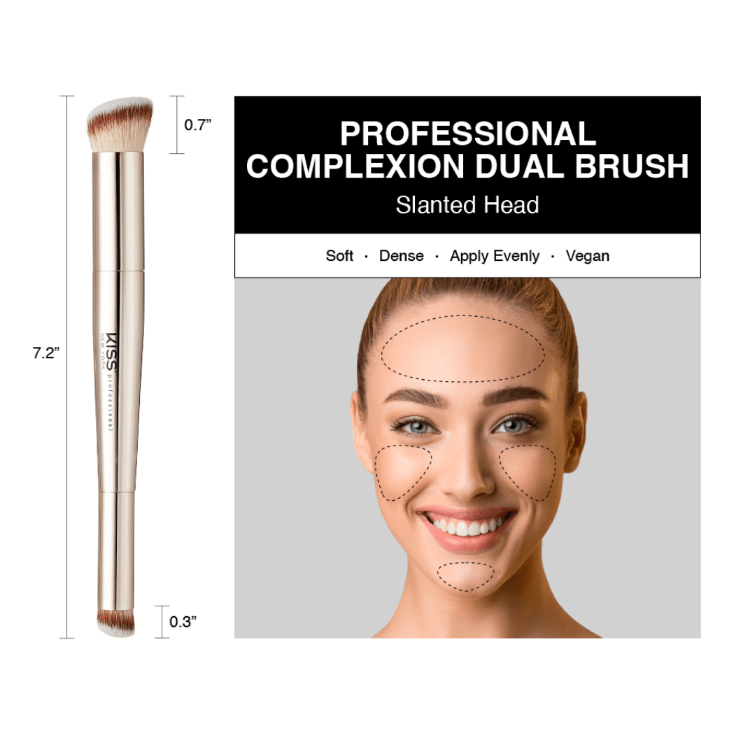 Kiss New York Dual Ended Makeup Brushes - Beauty Exchange Beauty Supply