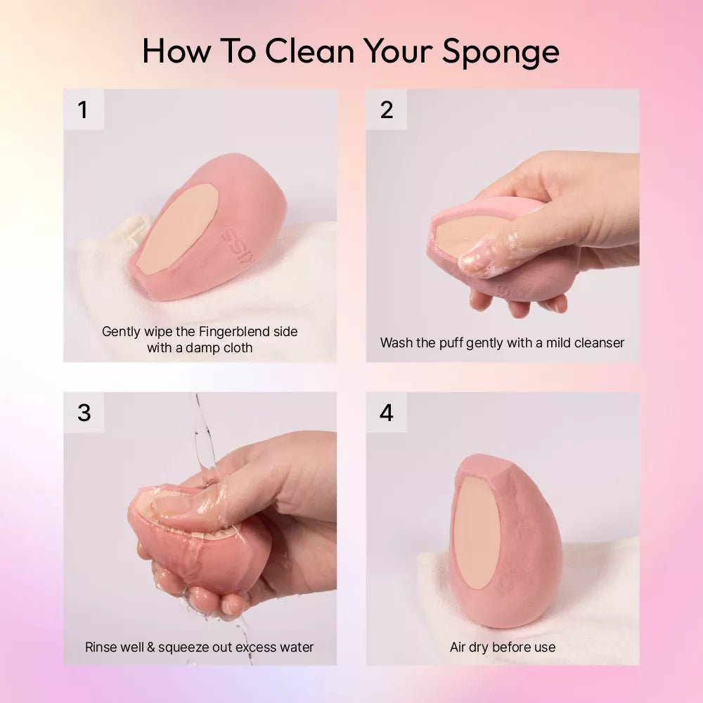 Kiss New York Fingerblend Reusable Makeup Sponge - Beauty Exchange Beauty Supply