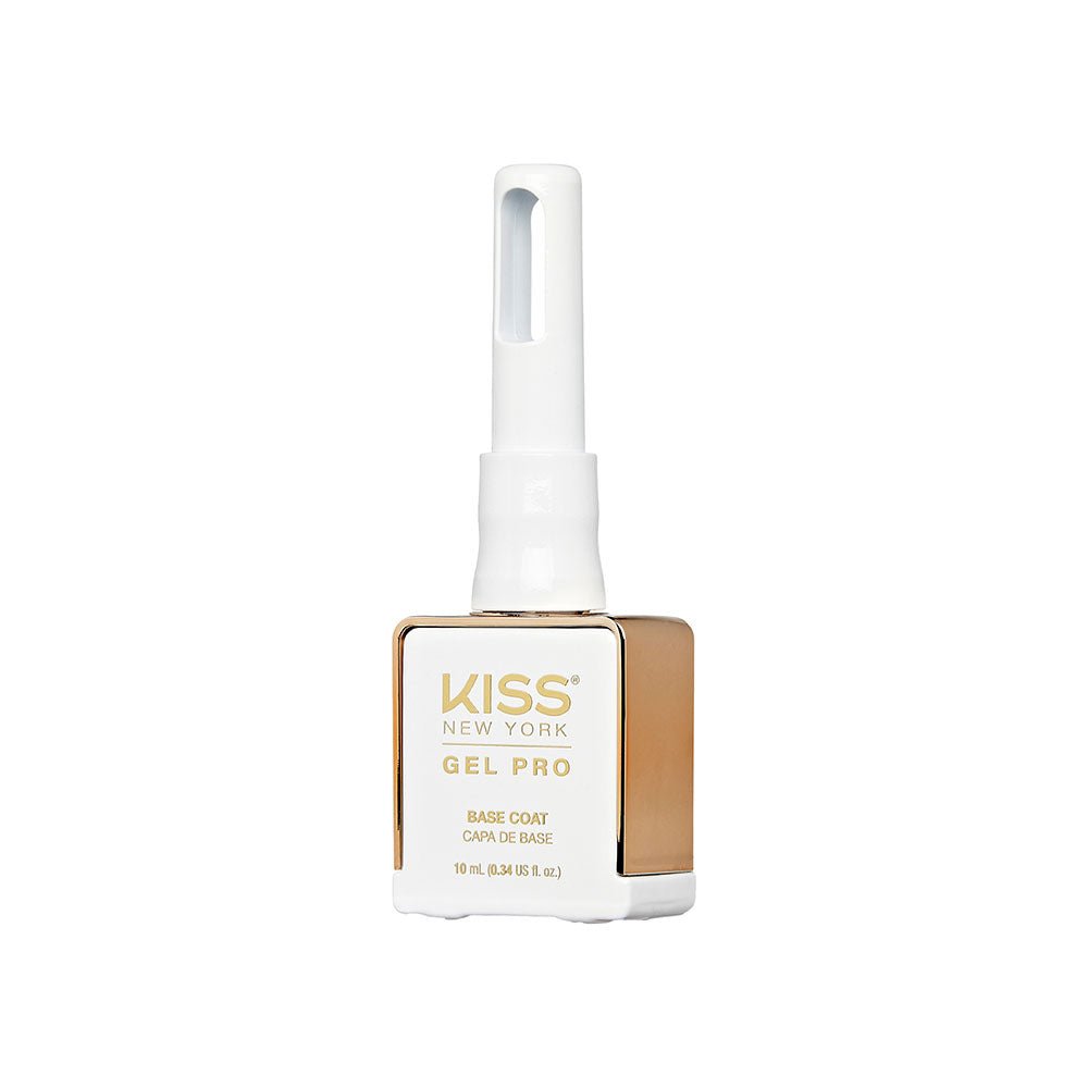 KISS NEW YORK Gel Pro Base Coat – Long - Lasting Grip, Smooth Gel Prep (10ml / 0.34oz) - Beauty Exchange Beauty Supply