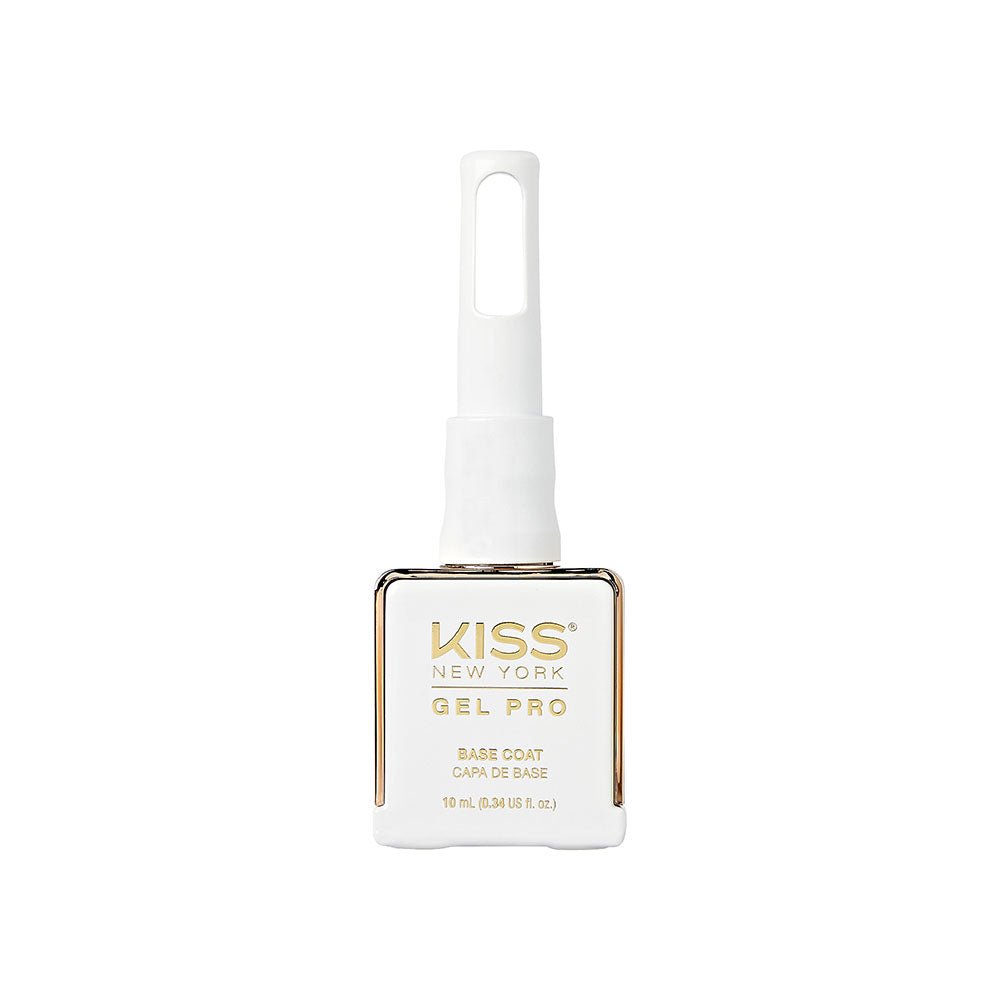 KISS NEW YORK Gel Pro Base Coat – Long - Lasting Grip, Smooth Gel Prep (10ml / 0.34oz) - Beauty Exchange Beauty Supply
